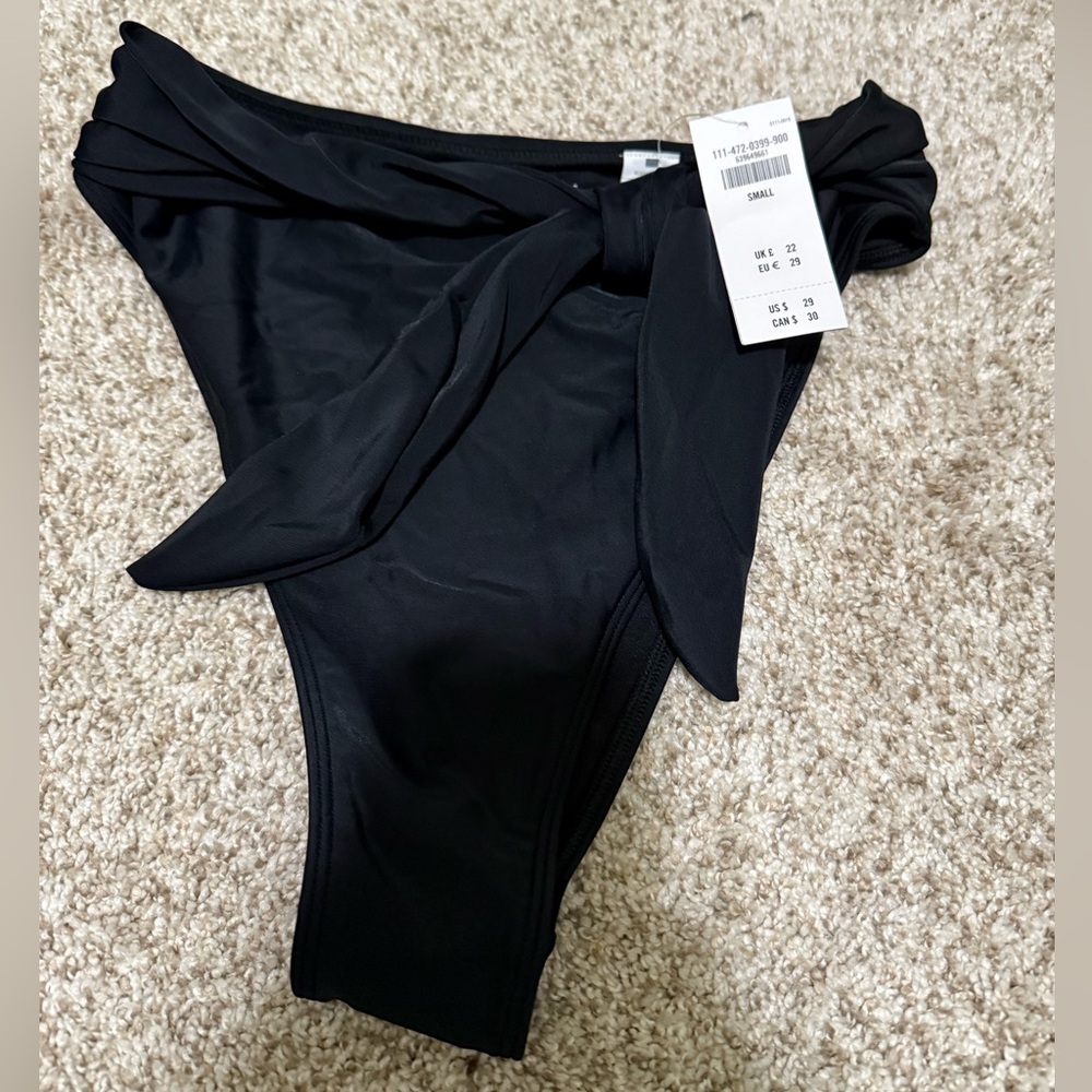 NWT Abercrombie and Fitch High Rise Cheeky Swim Bottoms Size Small